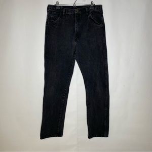 Vintage 100% cotton legendary gold faded black jeans size 38z34